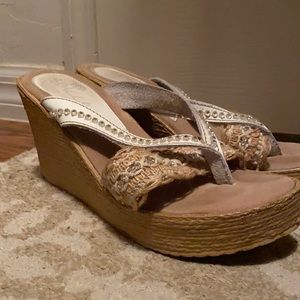 Wedge sandals